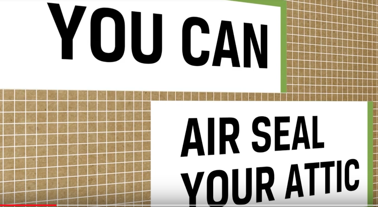 You Can Air Seal Your Attic